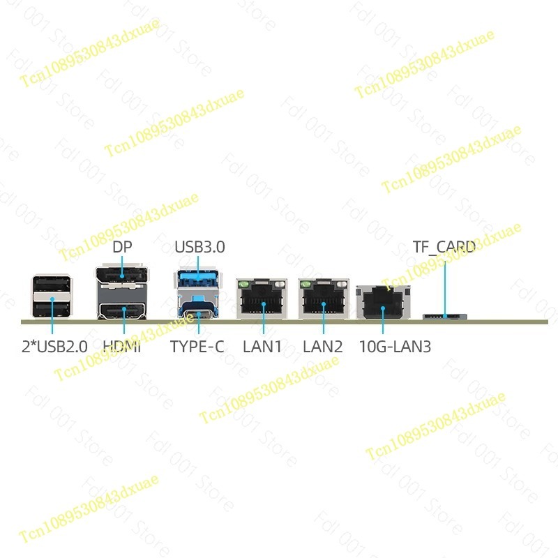 Mini Itx Dual 2.5G Nas Motherboard - Scheda Madre Mini ITX con Doppia