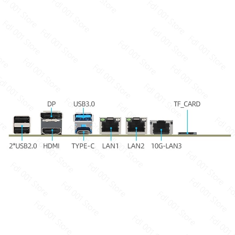 Mini Itx Dual 2.5G Nas Motherboard - Scheda Madre N100 Dual 2.5G 10G