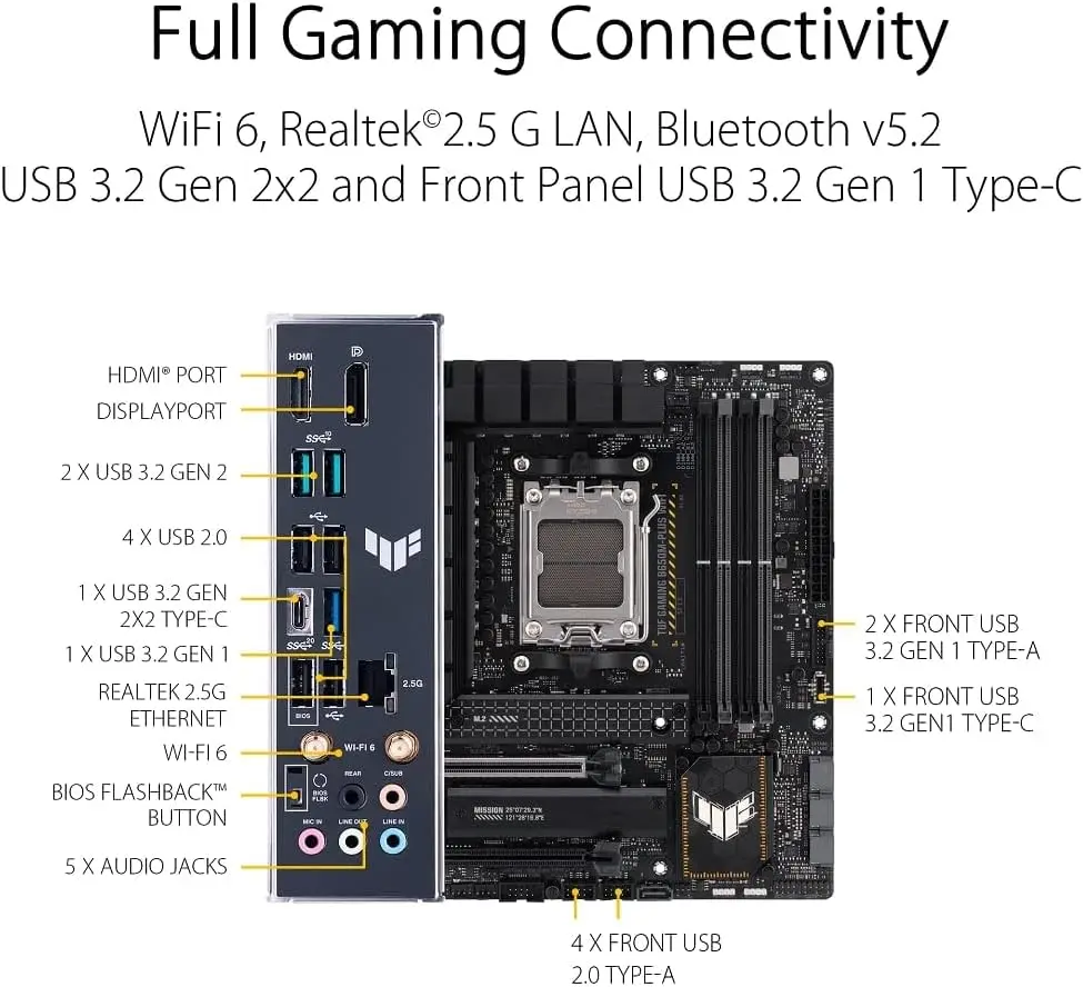 ASUS TUF GAMING B650M PLUS WIF - X870E Atx Motherboard recensione e prezzo