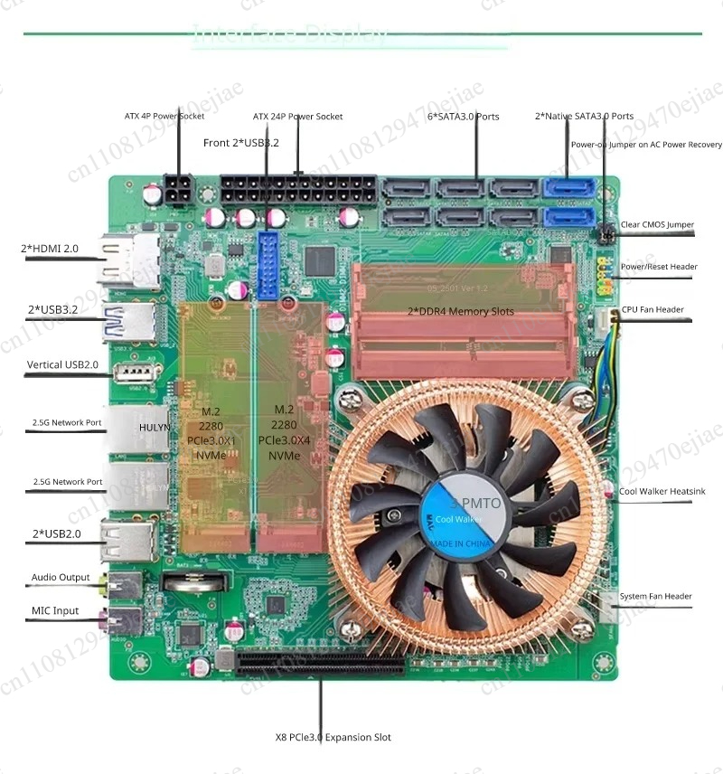 Scheda Madre NAS SZBOX - Mini  - Mini Itx Dual 2.5G Nas Motherboard recensione e prezzo